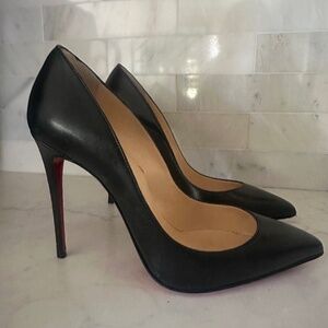 100 mm Pumps - Nappa leather - Black - Women